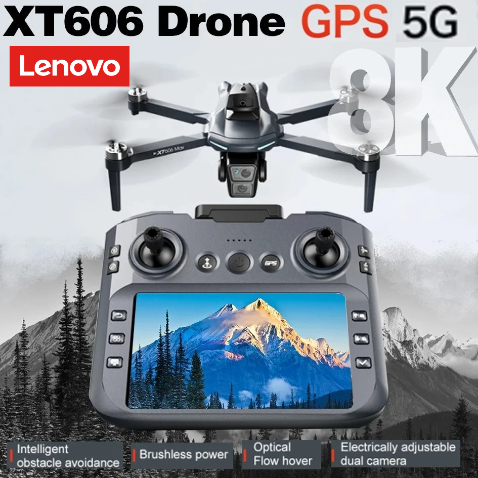 Drone Kit With Camera - Drone Profissional Lenovo XT606 com Câmera