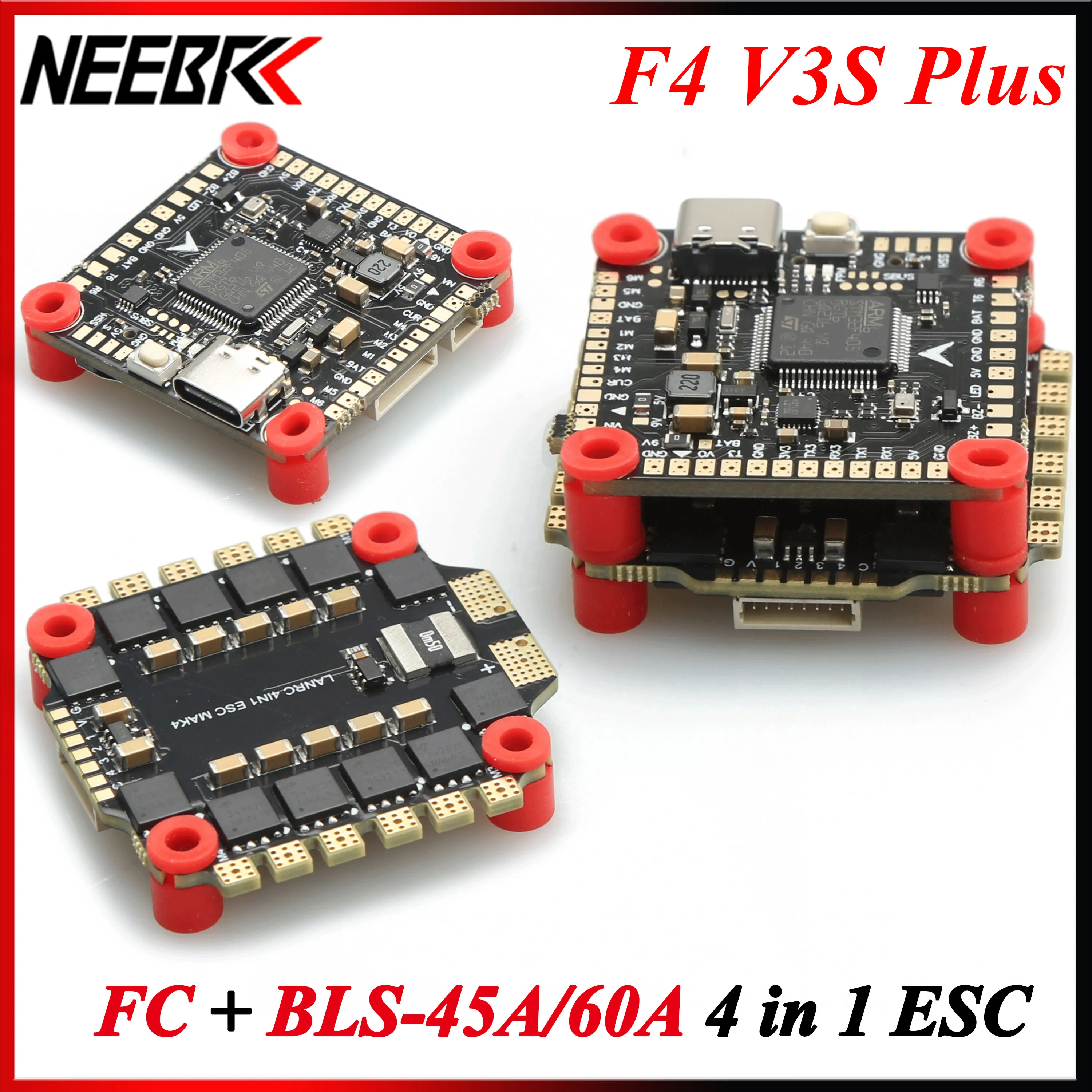 Controlador de Voo F4V3S F4 V3 - Betaflight Fc F4 avaliação e preço
