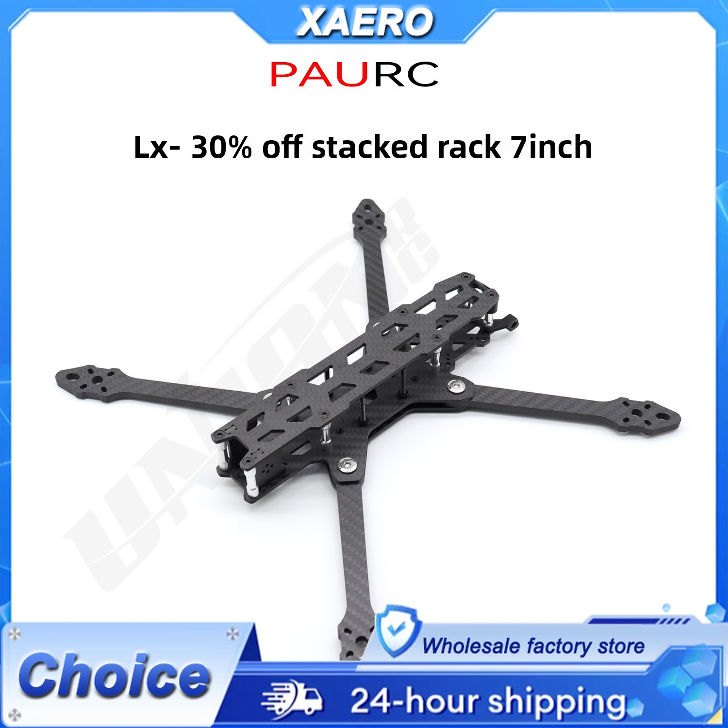 PAURC LX-7 Quadro FPV dobrável - Drone Kit Long Range avaliação e preço